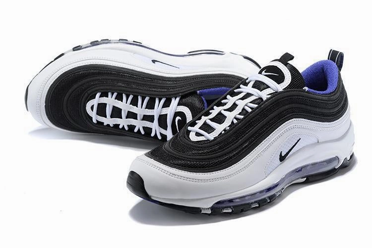 Nike Air Max 97 Black White Blue Shoes Sale Size US 7, 8, 8.5, 9, 10, 11 Nike Zion Shoe