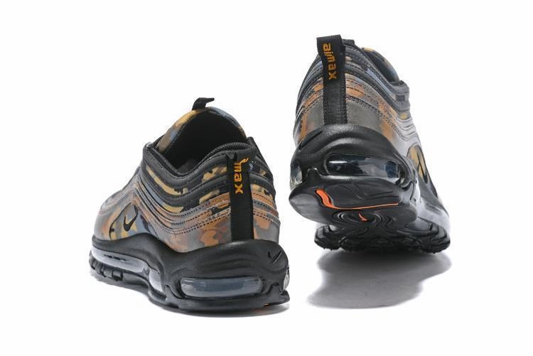 Holographic Nike Shoes Nike Air Max 97 Camouplage Army Green Black Shoes Sale Size US 7, 8, 8.5, 9, 10, 11