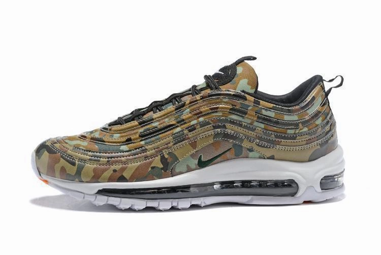 Customise Nike Shoes Nike Air Max 97 Camouplage Coffe Green Shoes Sale Size US 7, 8, 8.5, 9, 10, 11
