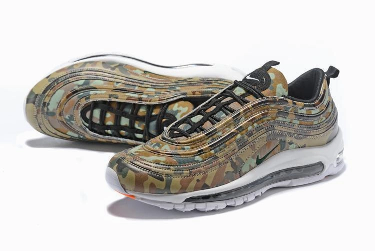 Nike Air Max 97 Camouplage Coffe Green Shoes Sale Size US 7, 8, 8.5, 9, 10, 11 Bo Jackson Nike Shoe
