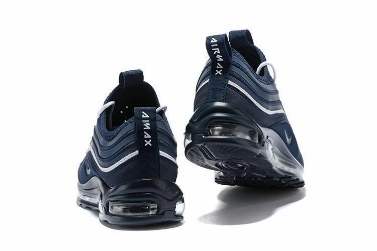 Nike Futsal Mercurial Shoes Nike Air Max 97 Dark Blue White Shoes Sale Men Size US 7, 8, 8.5, 9, 10, 11