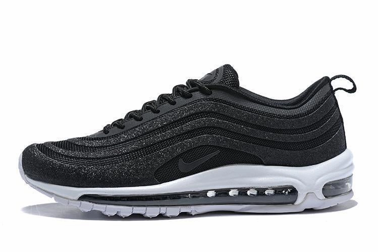 Nike Air Max 97 LX Swarovski Black White Shoes Sale Men Size US 7, 8, 8.5, 9, 10, 11 Nike Flex Running Shoes