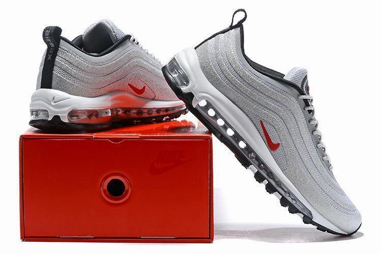 Nike City Shoe Nike Air Max 97 LX Swarovski Silver White Shoes Sale Men Size US 7, 8, 8.5, 9, 10, 11