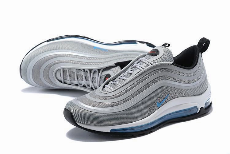 Nike Shiekh Shoes Nike Air Max 97 Ultra 17 Silve Grey Blue White Men Shoes Sale Size US 7, 8, 8.5, 9, 10, 11