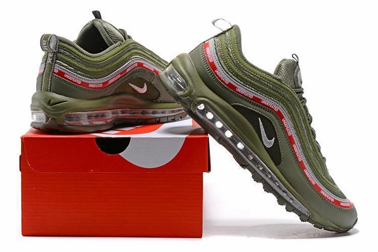 Nike Player Exclusive Shoes Nike Air Max 97 x Undefeated Olive Green Men Shoes Sale Size US 7, 8, 8.5, 9, 10, 11