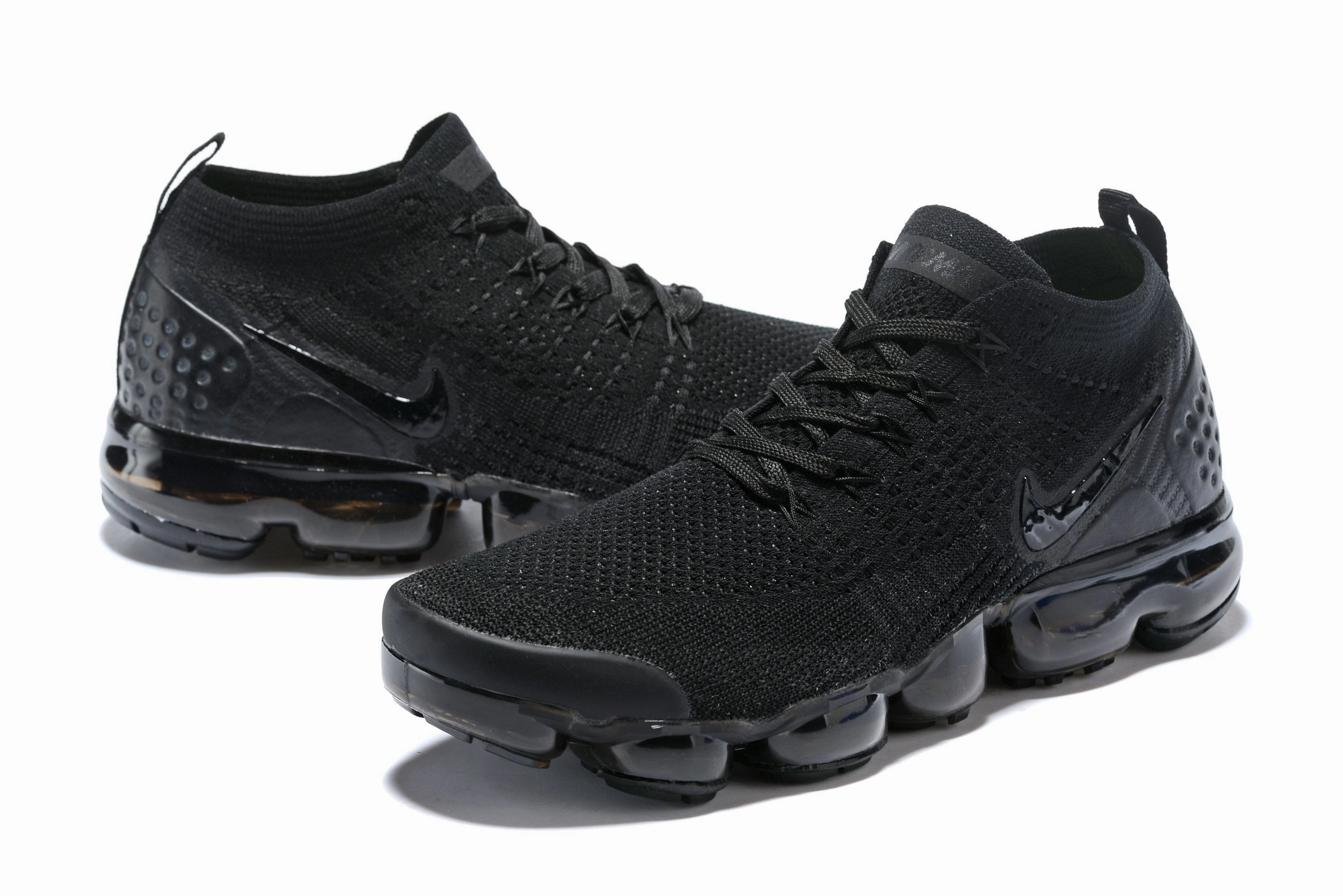 Cheetah Print Nike Shoes Nike Air Vapormax Flyknit 2 All Black 2019 Shoes Sneakers Men Sale Size US 7, 8, 8.5, 9, 10, 11
