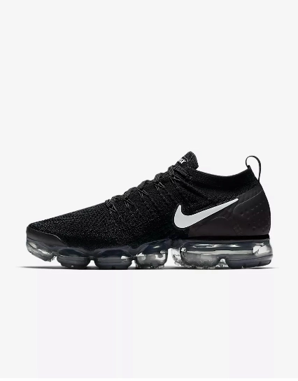 Roshe Nike Shoes Nike Air Vapormax Flyknit 2 Black Shoes Sneakers Men Sale Size US 7, 8, 8.5, 9, 10, 11