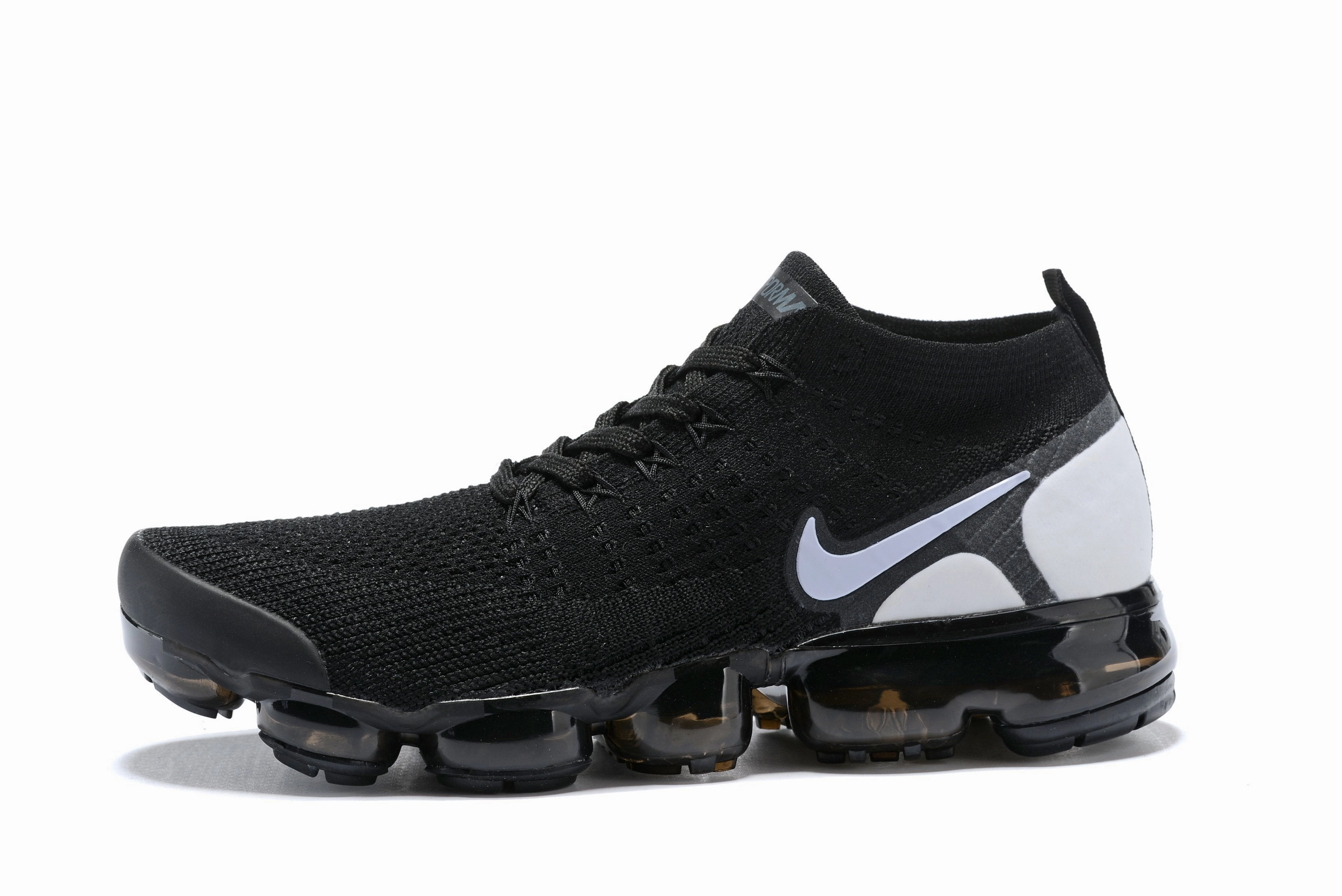 Youth To Shoe Size Nike Nike Air Vapormax Flyknit 2 Black White Shoes Sneakers Men Sale Size US 7, 8, 8.5, 9, 10, 11