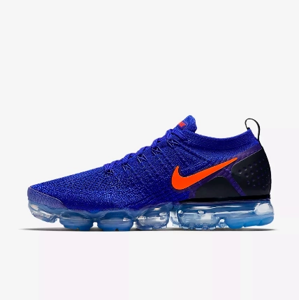 Nike Air Vapormax Flyknit 2 Blue Black Orange Shoes Sneakers Men Sale Size US 7, 8, 8.5, 9, 10, 11 Tiger Woods Nike Golf Shoe