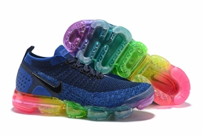 Nike Shoes Release Nike Air Vapormax Flyknit 2 Navy Multicolor Shoes Sneakers Men Sale Size US 7, 8, 8.5, 9, 10, 11