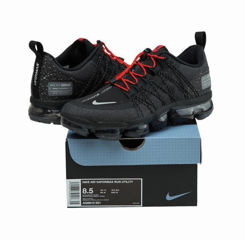 Nike Basketball Shoes Kobe Nike Air Vapormax Run Utility Black Red Shoes Sneakers Men Sale Size US 7, 8, 8.5, 9, 10, 11