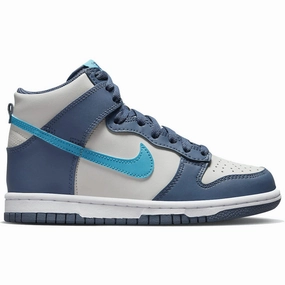 Best Tennis Shoes Nike Nike Dunk High Light Bone Diffused Blue (GS)