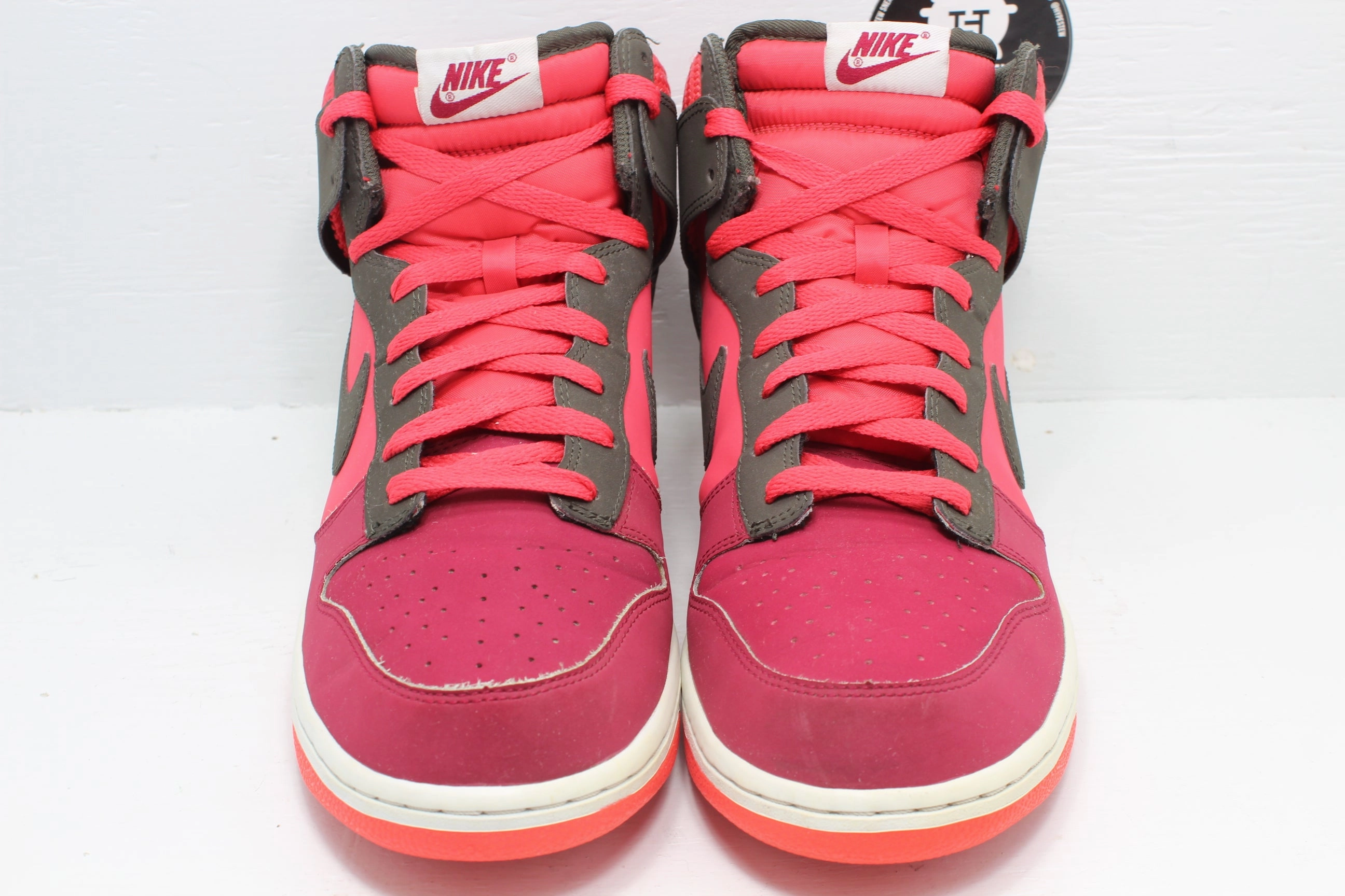 Nike Vintage Shoes Nike Dunk High Noble Red