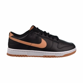 Nike Dunk Low Men's Shoes Black-Amber Brown Psg Nike Shoes