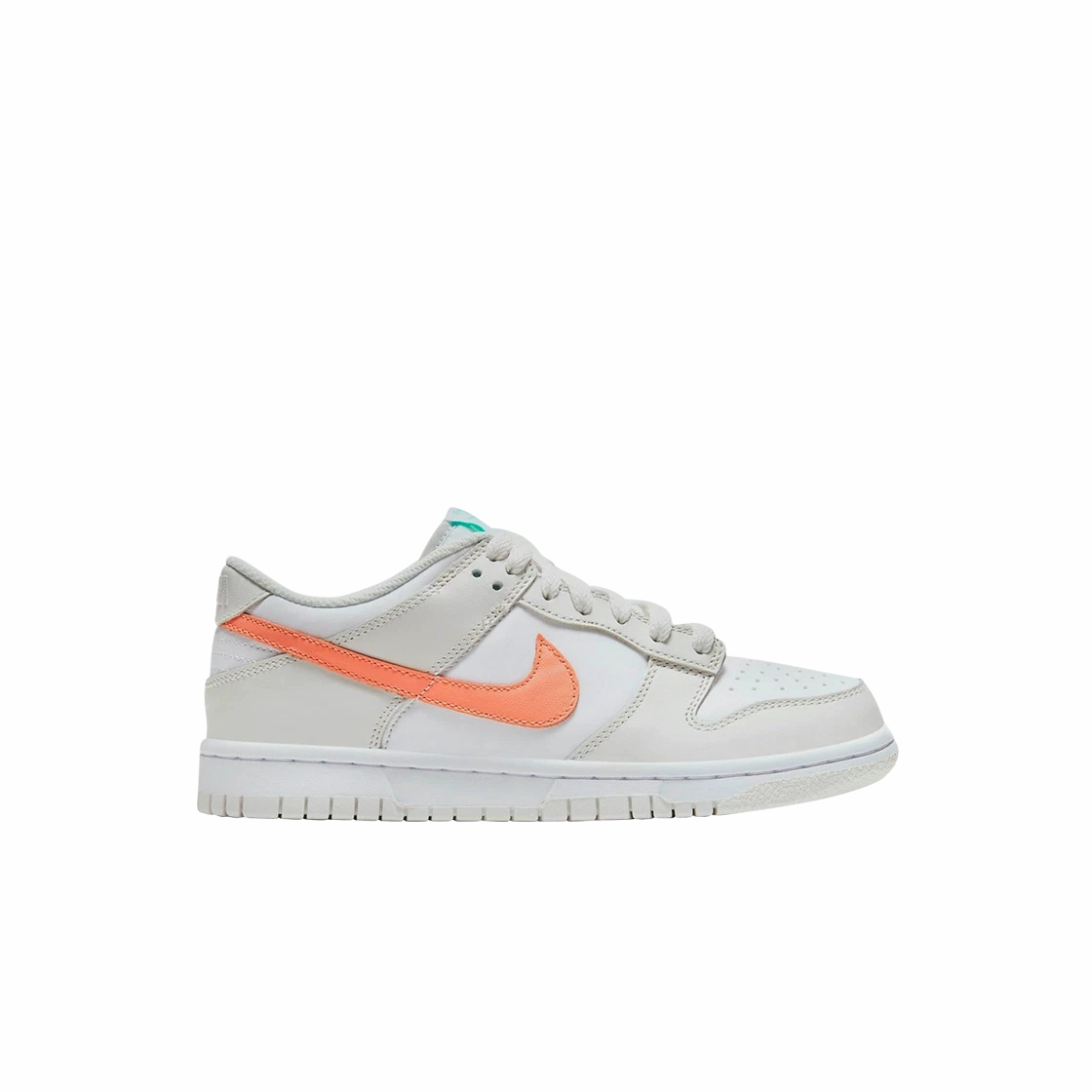 Nike Basketball Shoes Zoom Air Nike Dunk Low White Bone Peach Aqua (GS)