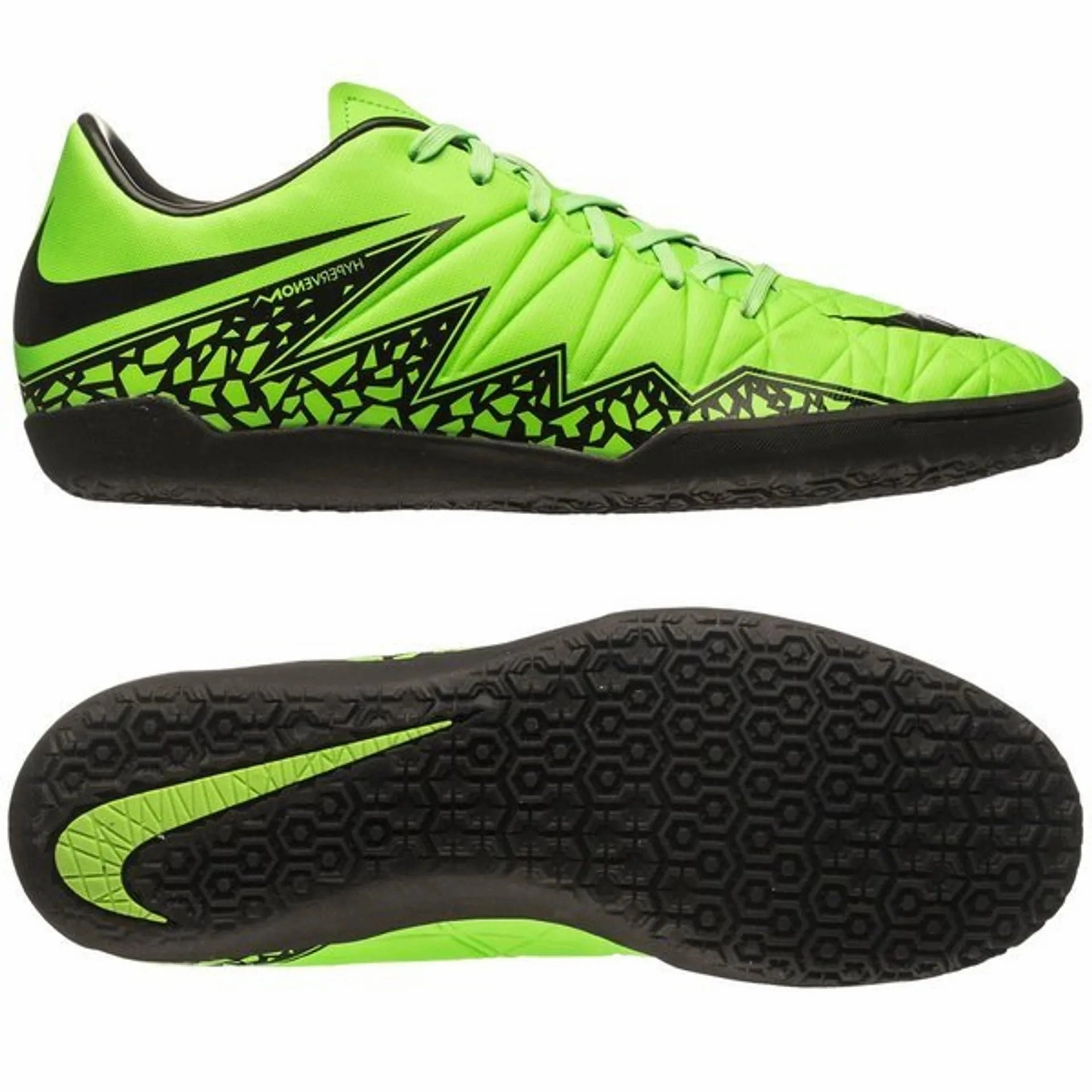 Nike HyperVenom Phelon II IC Indoor Soccer Shoes - Green Nike Initiator Shoes