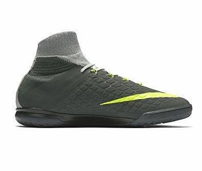 Nike HypervenomX Proximo II DF IC Soccer Shoes Black Volt Dark Grey Nike Comfy Shoes