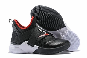 Nike Lebron Soldier XII 12 SFG EP Black White Red Men Shoes Sale Size US7,8,8.5,9,10,11,12 Nike Casual Shoes