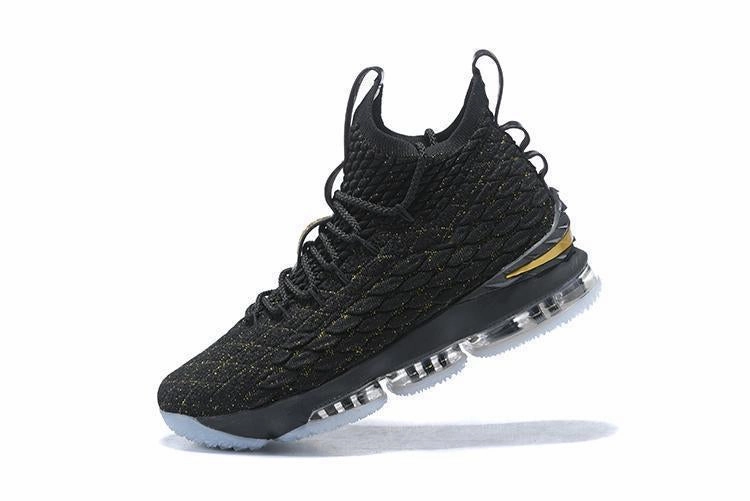 Nike Lebron XV 15 Black Gold Men Shoes Sale Size US7,8,8.5,9,10,11,12 Rare Nike Air Max Shoes