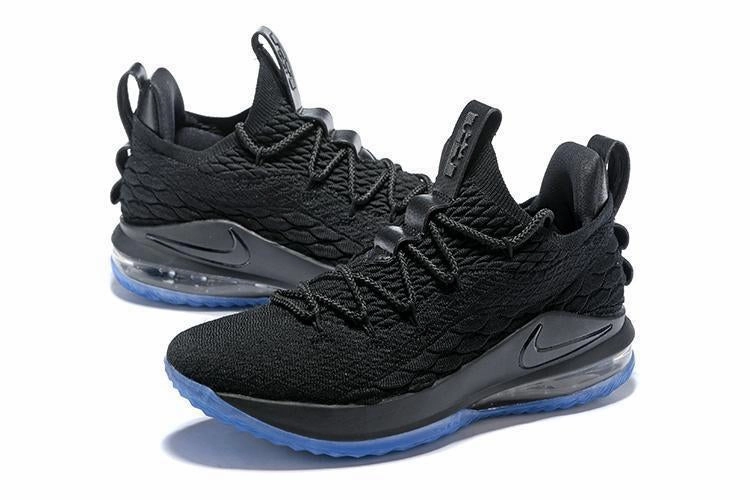 Replacement Spikes For Nike Golf Shoes Nike Lebron XV 15 Low EP Black Blue Men Shoes Sale Size US7,8,8.5,9,10,11,12