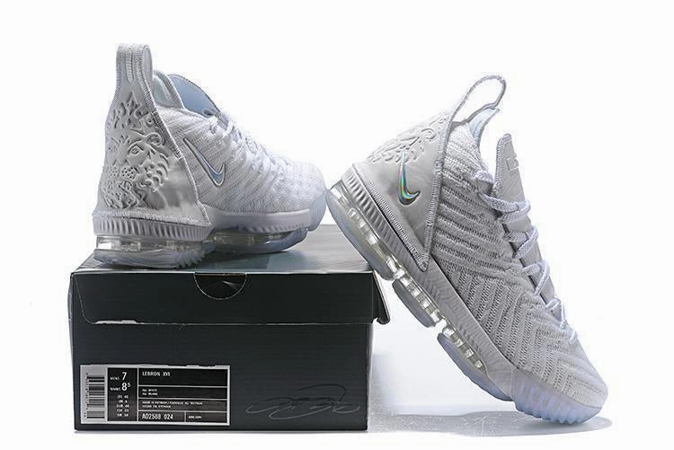 Balenciaga Nike Shoes Nike Lebron XV 16 EP Grey White Men Shoes Sale Size US7,8,8.5,9,10,11,12