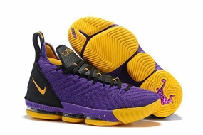 Nike Lebron XV 16 EP Purle Yellow Black Men Shoes Sale Size US7,8,8.5,9,10,11,12 Older Nike Shoes