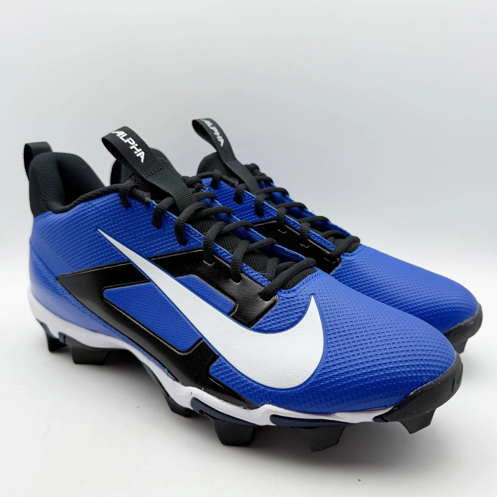 Nike Exercise Shoes Nike Mens Alpha Menace 4 Shark Football Cleats US 11 Blue White NWOB