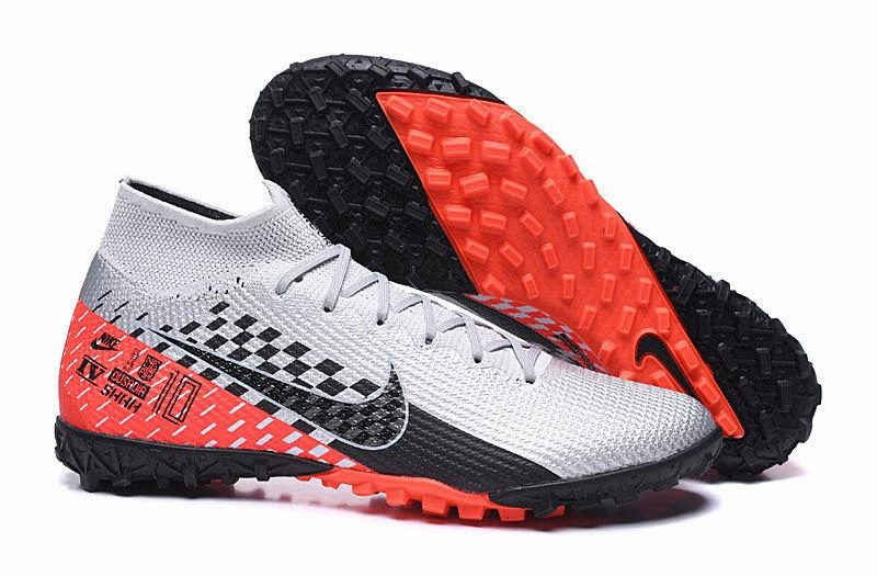 Nike Nxt Tennis Shoes Nike Mercurial Superfly 7 Elite TF MD Soccers Cleats Shoes White Red