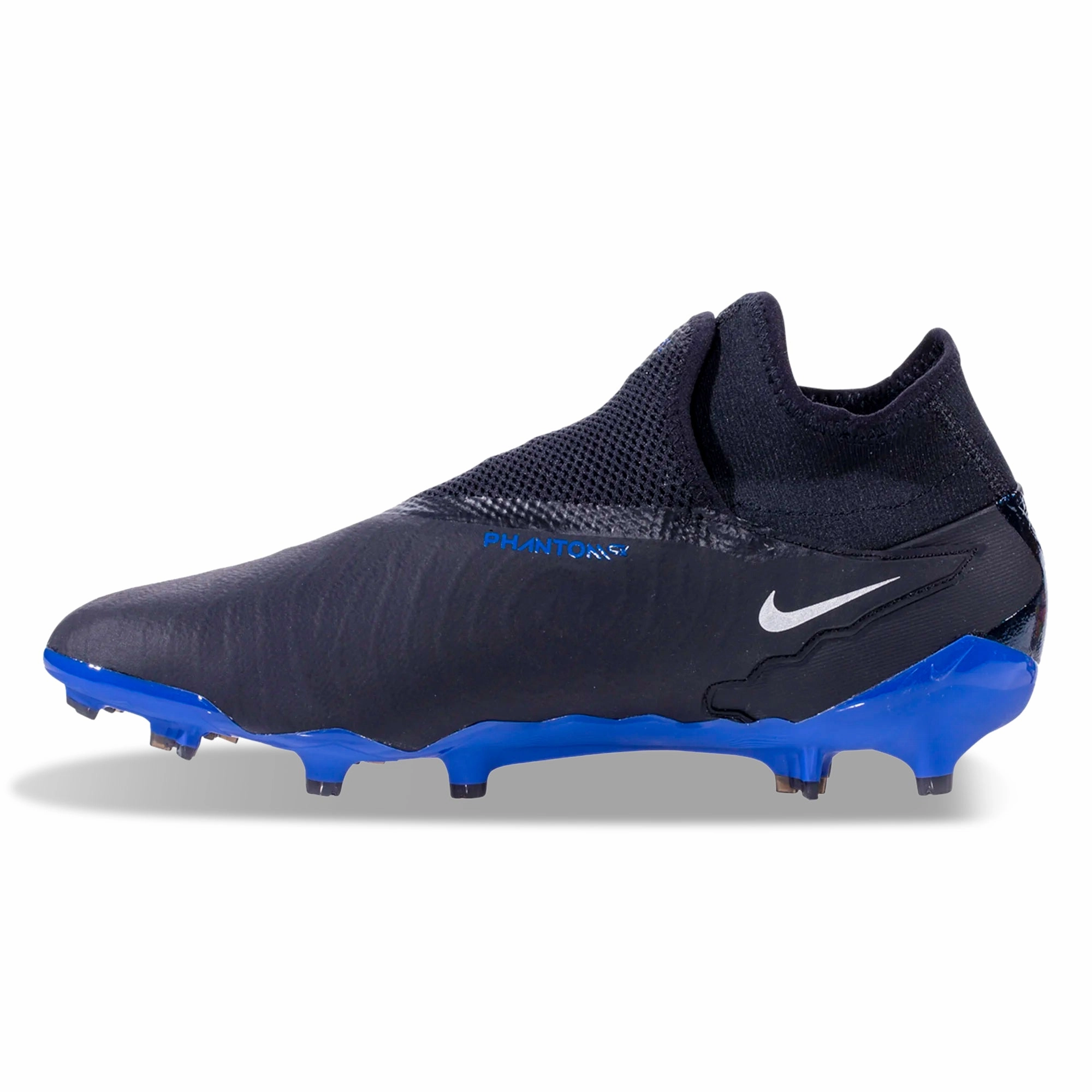 Soccer Cleats Comparison Nike Phantom GX Pro DF Firm Ground Soccer Cleats (Black/Chrome-Hyper Royal)