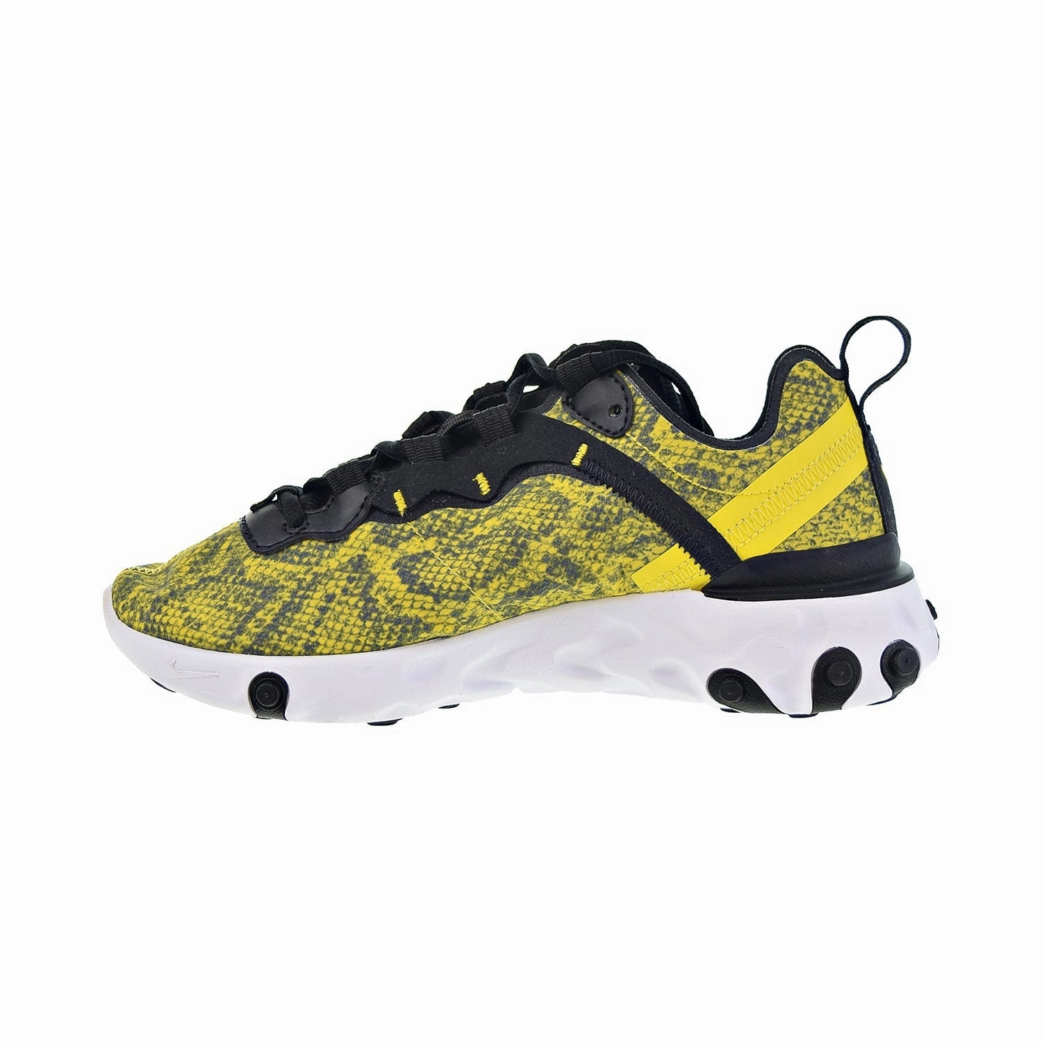 Nike Basketball Shoes Flight Nike React Element 55 Women's Shoes Speed Yellow-White-Black