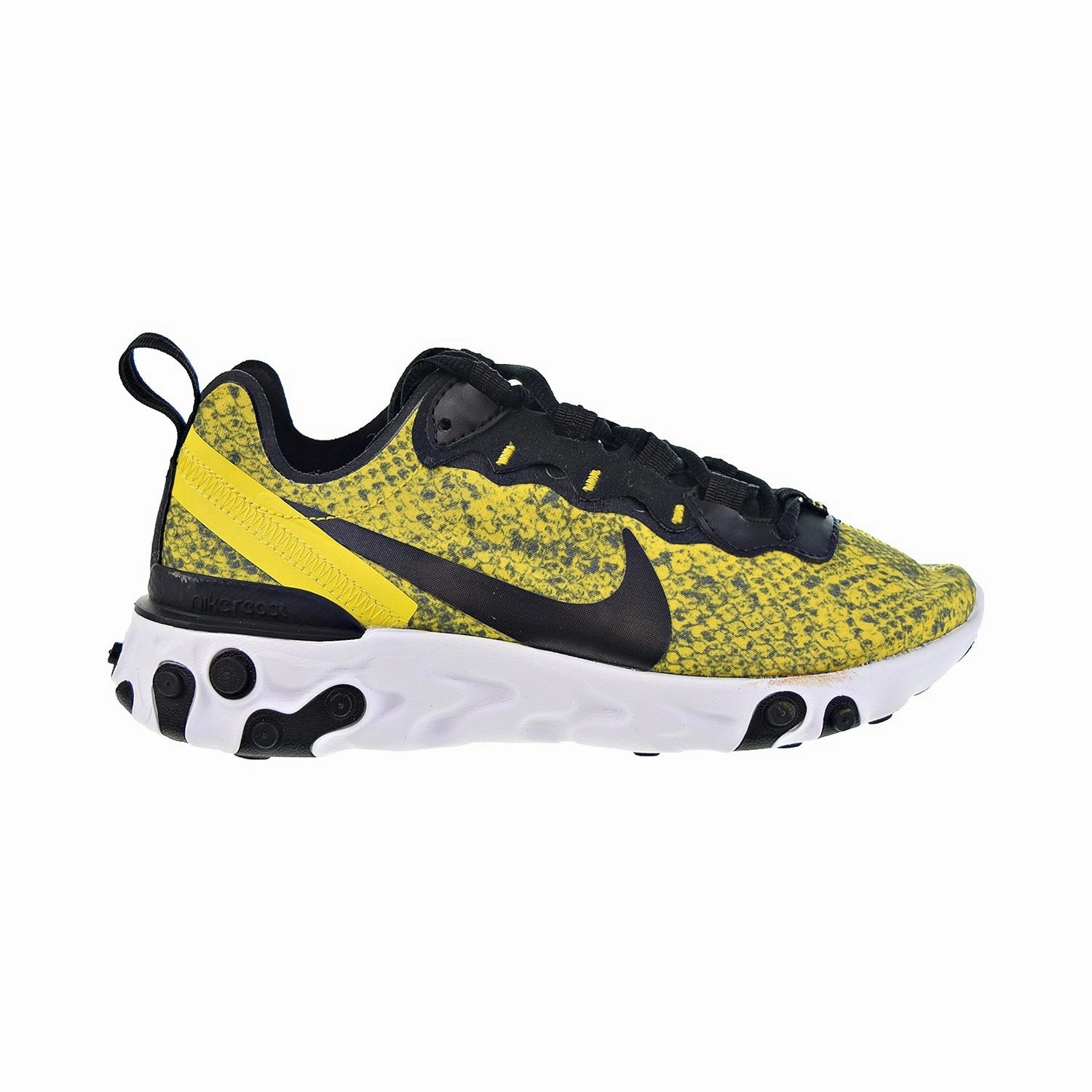 Nike React Element 55 Women's Shoes Speed Yellow-White-Black Nike Gatorade Shoes
