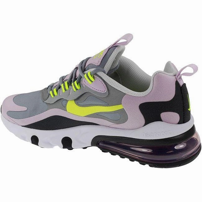 Best Shoes For Standing All Day Nike Nike Shoes Juniors Air Max 270 React Particle Grey Lemon Venom