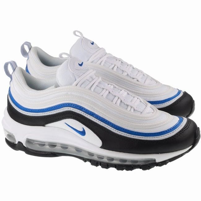 Lsu Nike Shoes Nike Shoes Juniors Air Max 97 White Signal Blue Pure Platinum