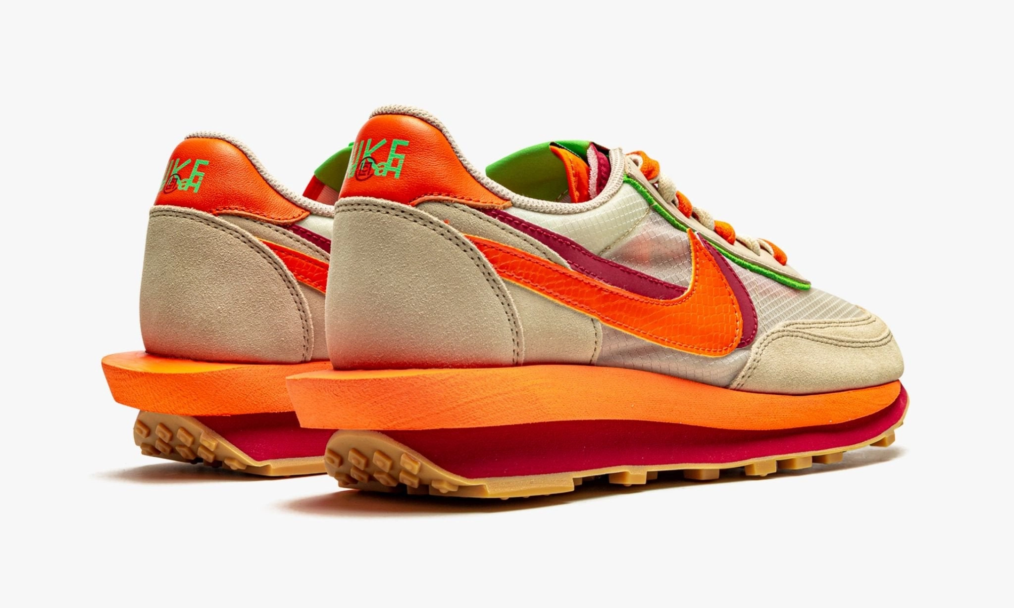Nike x Clot x Sacai LD Waffle "Orange Blaze" Nike Air Max 90 Shoes