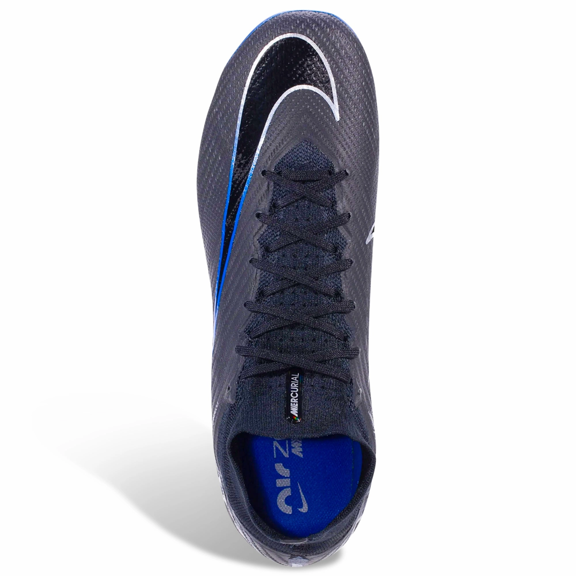 Ugliest Soccer Cleats Nike Zoom Mercurial Superfly 9 Elite Firm Ground Firm Ground Soccer Cleat (Black/Chrome/Hyper Royal)