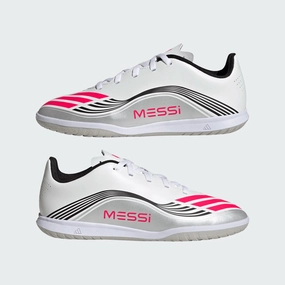 Free Soccer Cleats Giveaway adidas Youth F50 Messi Club Indoor Soccer Futsal White Red