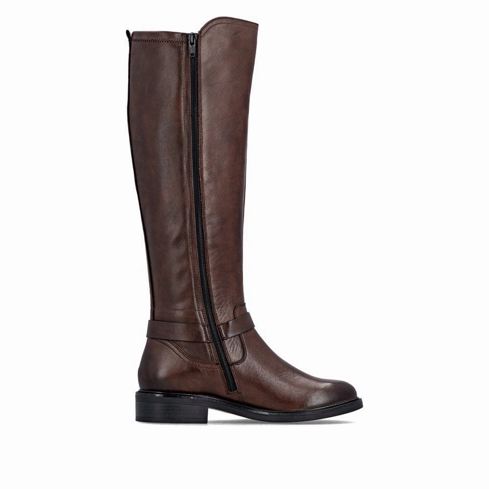 Sutton Brown Leather Womens Knee High Boots Stratford Knee High Boot