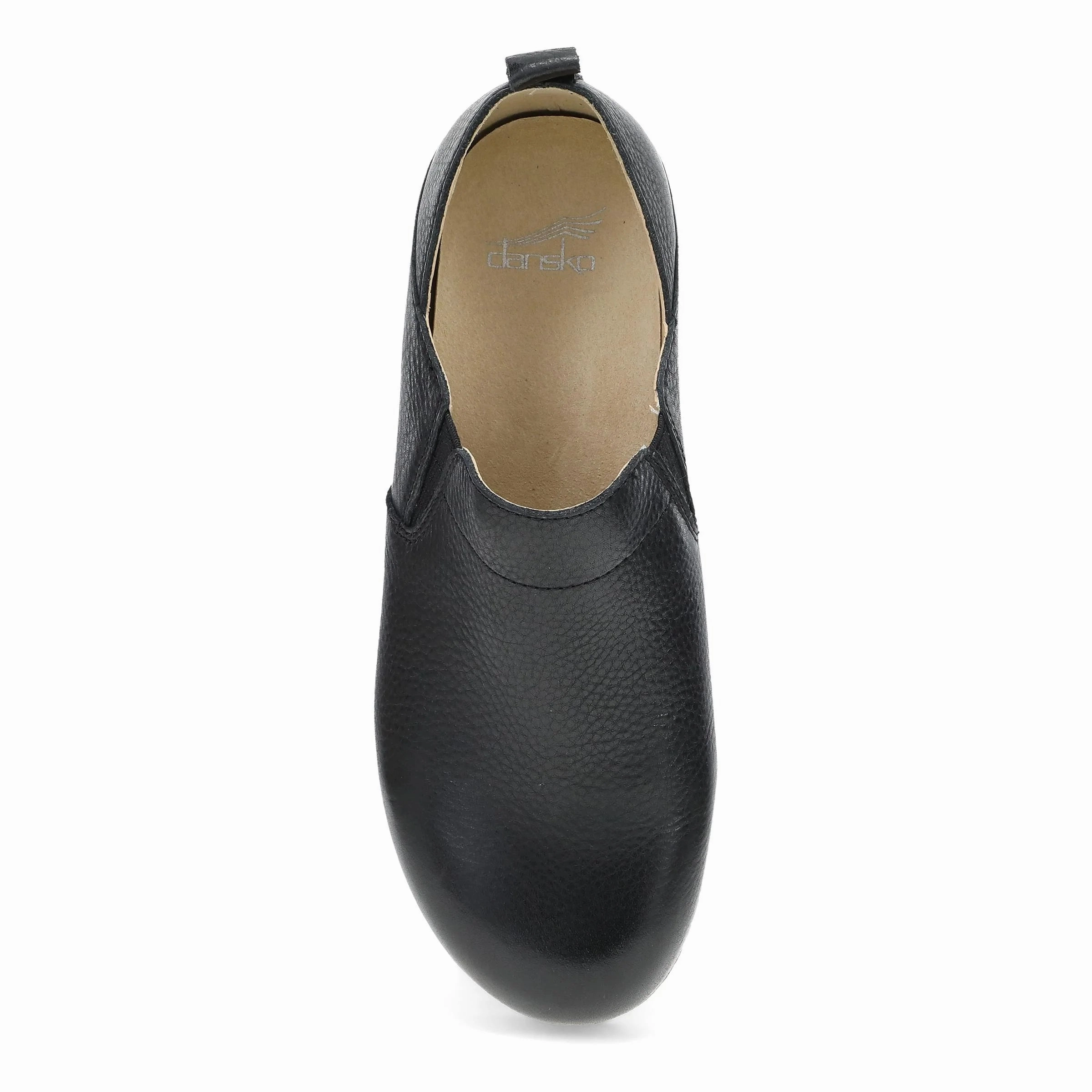 49ers Clogs Dansko Women's Meara Slip-On Clog - Black Waxy Milled