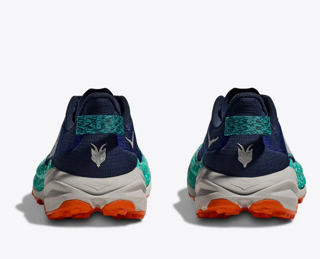 Trail Glove Barefoot Running Shoe Hoka Women's Speedgoat 6 Wide Fit Trail Running Shoes Varsity Navy / Meteor