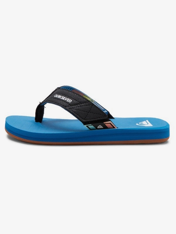 Quiksilver Boys Carver Switch Sandals - Blue Cinnamon Rainbows Flip Flops