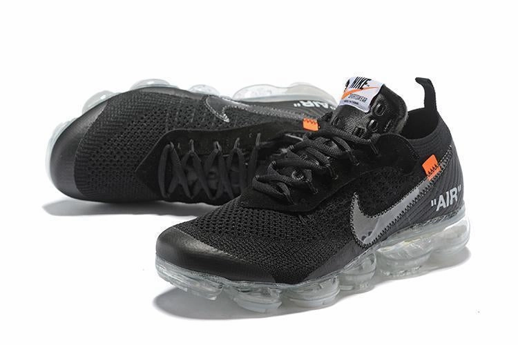 OFF WHITE x Nike Air Vapormax Black Shoes Sneakers Men Sale Size US 7, 8, 8.5, 9, 10, 11 Nike Neutral Shoes Running