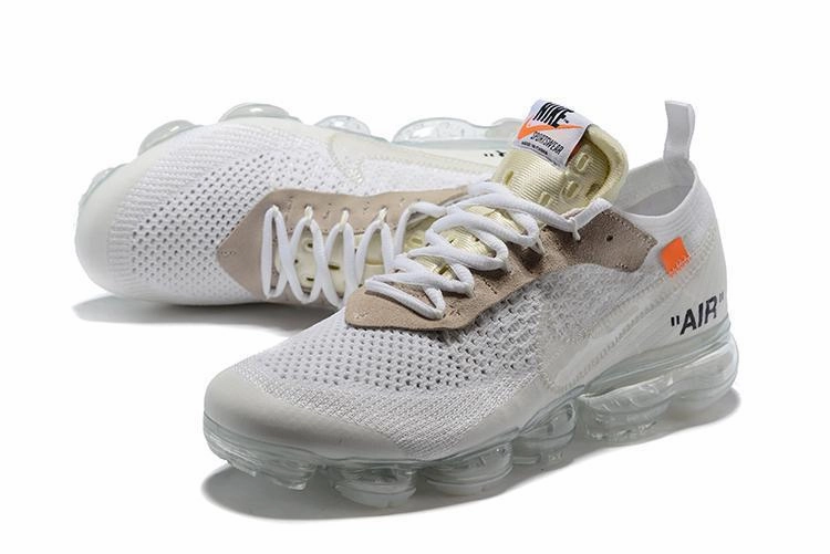 OFF WHITE x Nike Air Vapormax Part 2 White Shoes Sneakers Men Sale Size US 7, 8, 8.5, 9, 10, 11 Nike And The Swoosh Shoes
