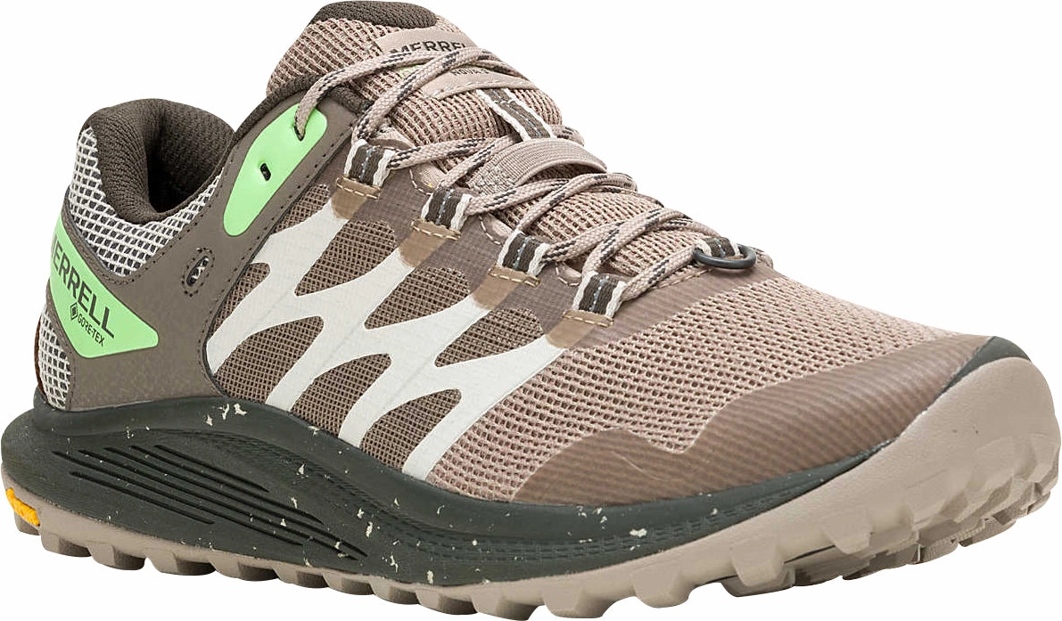 Stiff Sole Trail Running Shoes Merrell Nova 3 GORE-TEX Mens Trail Running Shoes - Brown