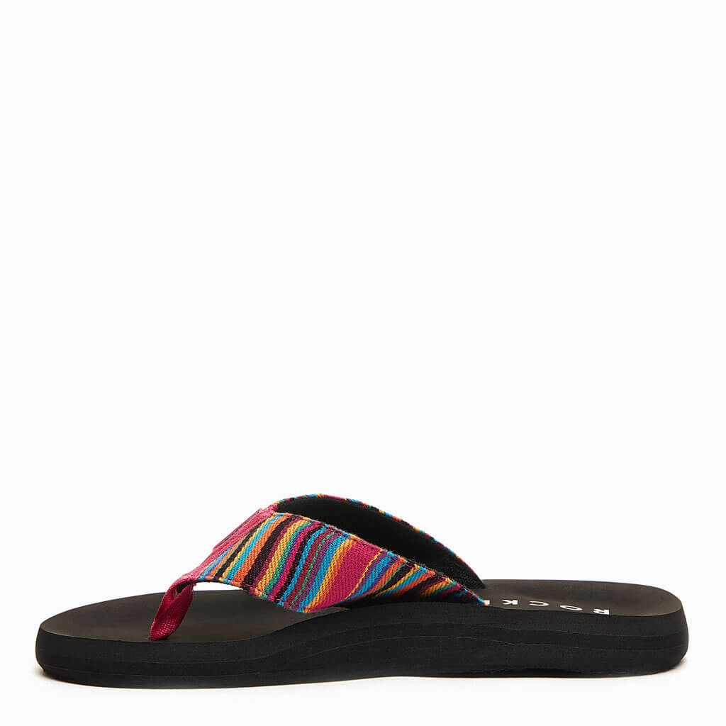 Flip Flops In Nyc Adios Pink Aloe Stripe Flip-Flops