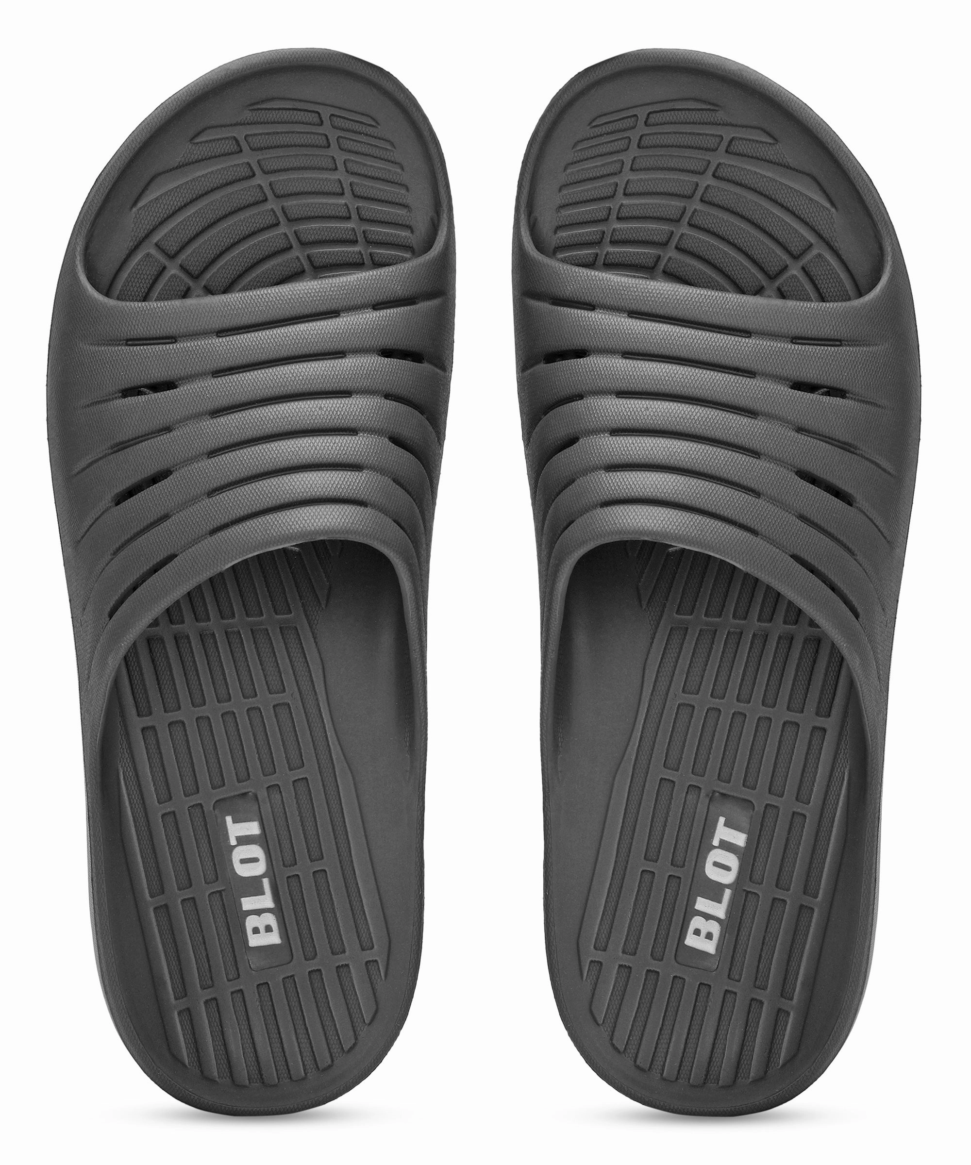 Leather Flip Flops Sandals Paragon Blot K10910G Men Casual Sliders | Stylish Trendy Lightweight Slides | Casual & Comfortable Slippers | For Everyday Use