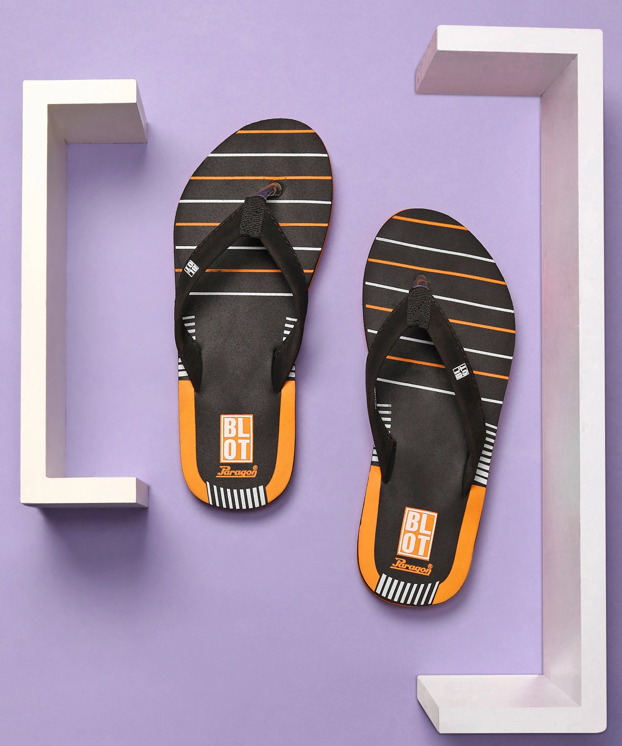 Faux Leather Flip Flops Paragon Blot K3308L Women Slippers | Lightweight Flipflops for Indoor & Outdoor | Casual & Comfortable | For Everyday Use