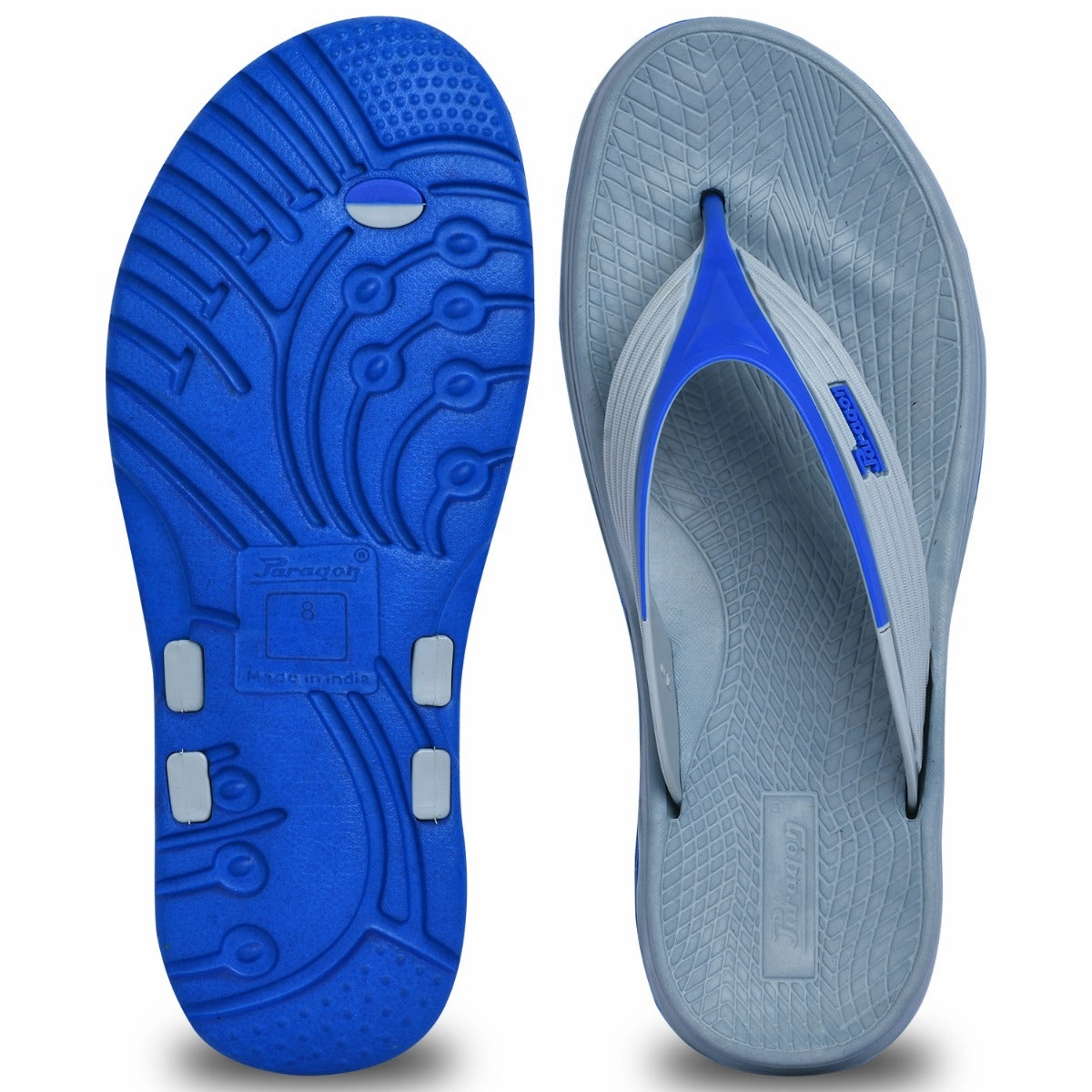 Thick Bottom Flip Flops Paragon EVK3409G Men Stylish Lightweight Flipflops | Casual & Comfortable Daily-wear Slippers for Indoor & Outdoor | For Everyday Use