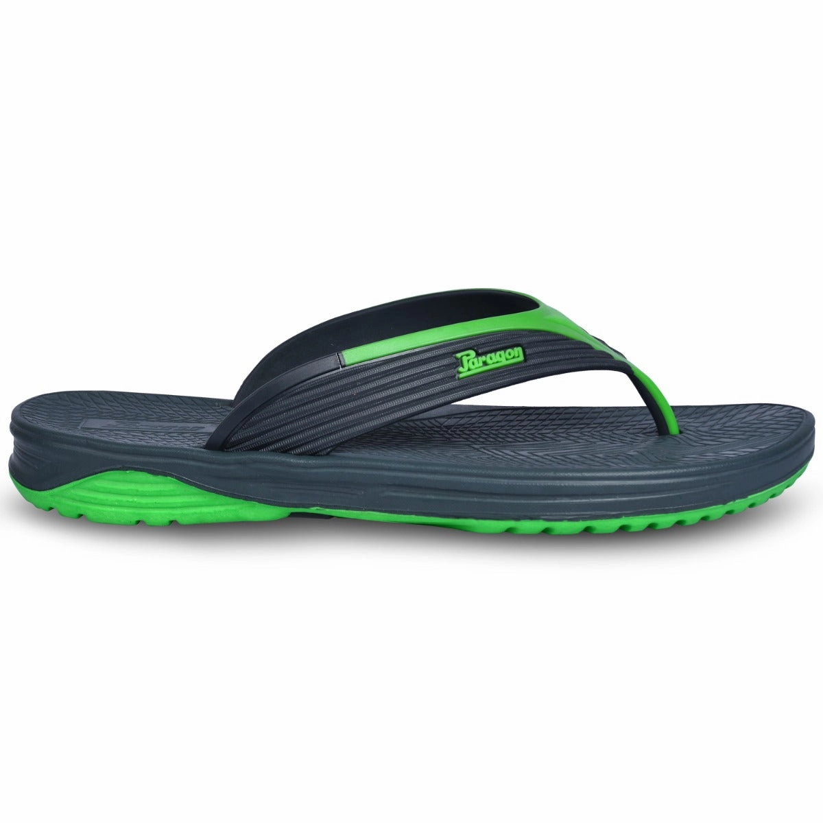 Paragon EVK3409G Men Stylish Lightweight Flipflops | Casual & Comfortable Daily-wear Slippers for Indoor & Outdoor | For Everyday Use Flip Flops Rhinestone Rainbow