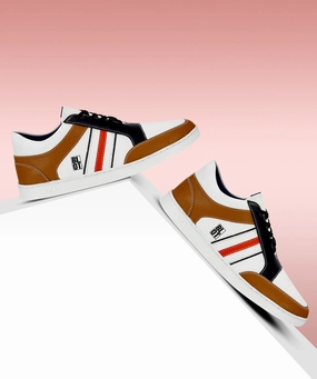 Paragon K1028G Men Casual Shoes | Stylish Walking Outdoor Shoes for Everyday Wear | Smart & Trendy Design  | Comfortable Cushioned Soles White Good Walking Shoes For Seniors