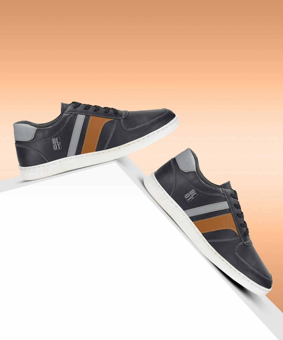 For High Arches Best Walking Paragon K1029G Men Casual Shoes | Stylish Walking Outdoor Shoes for Everyday Wear | Smart & Trendy Design  | Comfortable Cushioned Soles White